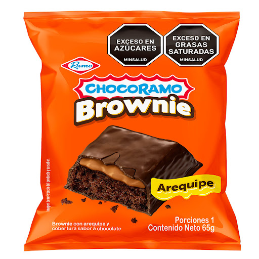 Brownie Chocoramo Arequipe x 65 gr