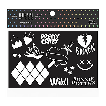 Face & Body Stencil Superhero x 1 und  