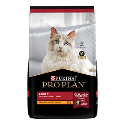 PRO PLAN F ADULTO 7,5 KG PRO PLAN  x 1 Proplan Adult chicken & Rice presenta Optiprebio, una combinacion de nutrientres que incluyen inulina, un prebiotico natural para la estabilizacion de la flora intestinal Ayuda a optimizar la digestio