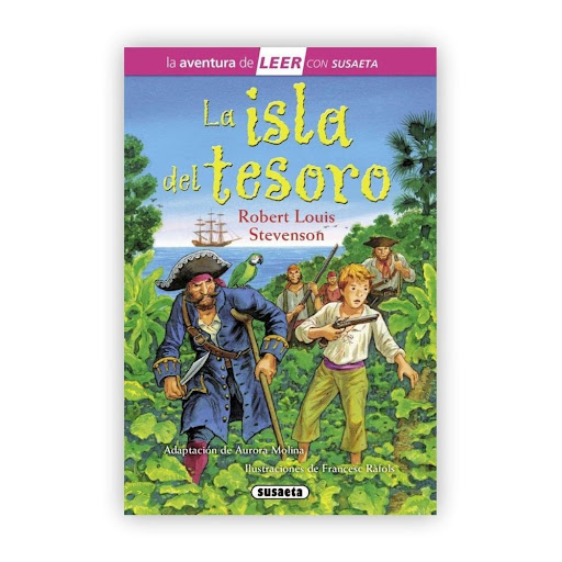 La Isla Del Tesoro (t.d) Nivel 3 Susaeta Ediciones Libro x 1.0 La isla del tesoro  Stevenson escribió "La isla del tesoro" cuando vio a su sobrino dibujar con acuarelas el mapa de una isla. Comenzó a ponerle nombres: la isla del esqueleto, la colina del Catalejo,