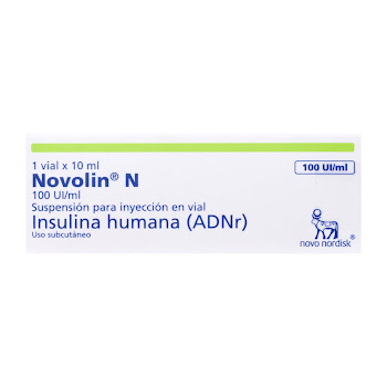 Novolin N Insulina Humana 100UI/ml Novo Nordisk Caja x 1 Ampolla  