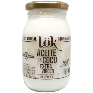 Aceite de Coco Lok Botella x 225 ml  