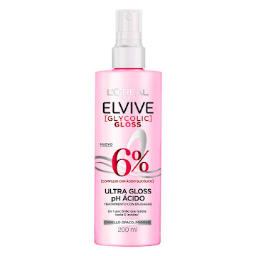 Tratamiento Capilar   Elvive Glycolic Gloss x 200 ml  