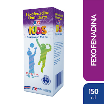 Fexofenadina Clorhidrato AG 30mg/5ml Suspensión x 150 ml undefined