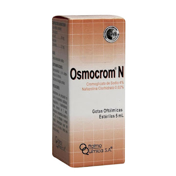Osmocrom N Cromoglicato + Nafazolina 4/0.02% Solución Oftálmica Frasco x 5 ml  