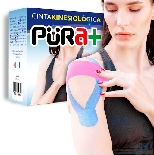Cinta Kinesiológica Pura+ Caja con Rollo de cinta kinesiológica x 1 