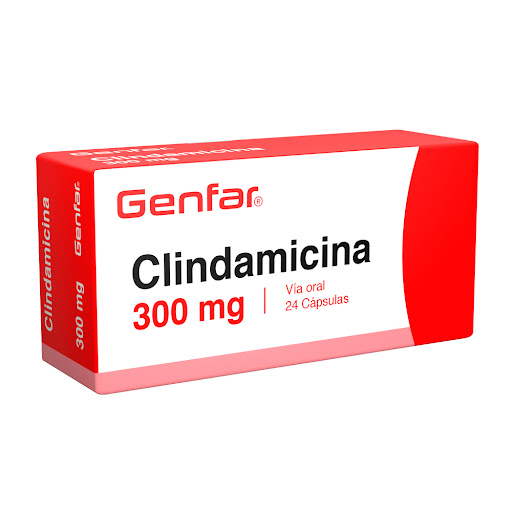 Clindamicina 300 mg Genfar Caja x 24 Cápsulas