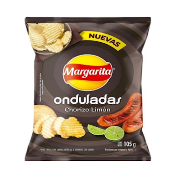Papas Margarita Chorizo Limón x 105 gr  