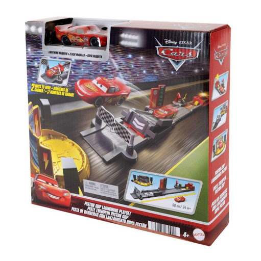 Cars De Disney Y Pixar Pista De Juguete Lanza Y Gana Cars  x 1 