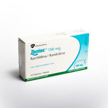 Zantac Ranitidina 150mg GSK Caja x 20 Tabletas  