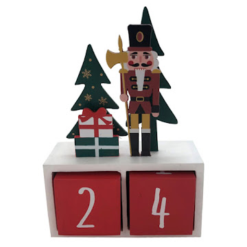 Calendario Navideño Mays En Madera x 1 und  