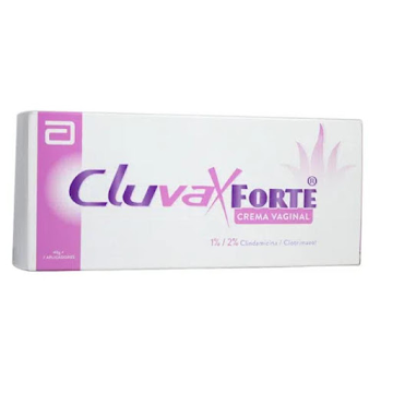 CluvaX Forte Clotrimazol + Clindamicina 2%/1% Abbott Crema Vaginal x 40 gr  