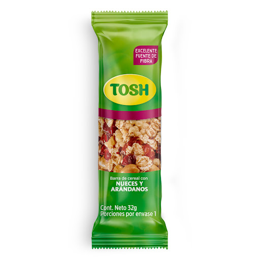 Barra Tosh Arándanos Y Nueces x 32 gr