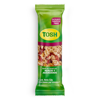 Barra Tosh Arándanos Y Nueces x 32 gr  