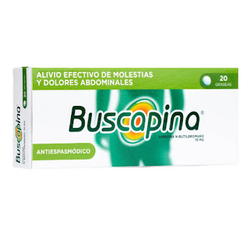 Buscapina Hioscina N Butilbromuro 10 mg Opella x 20 Grageas  