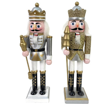 Adorno Navideño Noritex Cascanueces De Madera Surtidos x 1 und  