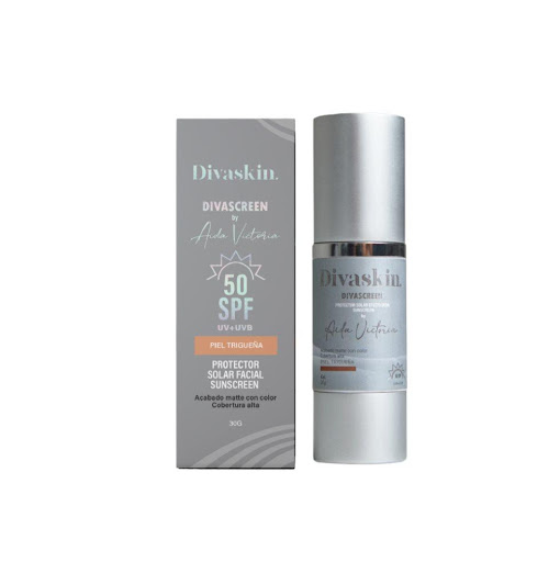 DIVASCREEN PIEL BLANCA DIVASKIN GEL x 1 Protección, cuidado y belleza en un solo paso. Esta pantalla facial con color combina ingredientes activos como ácido hialurónico, vitamina C, melatonina, centella asiática y aceite de rosa mosqueta p