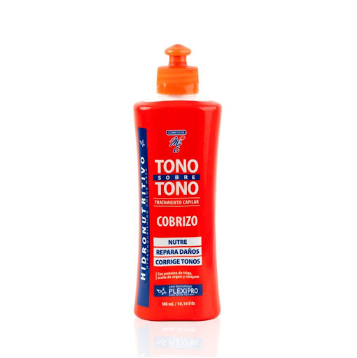 Tratamiento MYE, Tono Sobre Tono Cobrizo, X 300mL, X1 Cosméticos MyE Pote x 1 Diseñado para reavivar, mantener y corregir el color del cabello natural o tinturado, ayudando a la reparacion del cabello despues de procesos de color. Ideal para cabellos descoloridos, maltratados, 