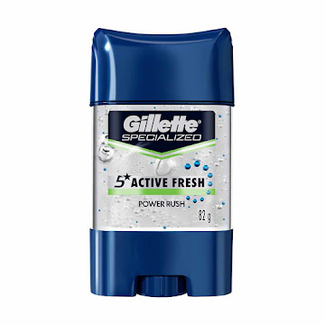 Desodorante Antitranspirante Hombre Gillette Power Rush Gel Frasco X 82 Gr