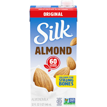 Leche De Almendra Silk Purealmond Almondmilk Original 50 caloría x 946 ml  