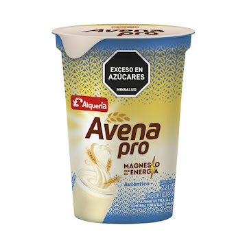 Avena Pro Alqueria Auténtica Con Extra Magnesio Vaso x 220 gr  