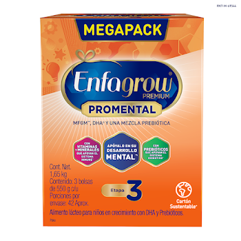 Fórmula Infantil Enfagrow Promental Natural Etapa 3 Lata x 1650 gr  