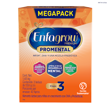 Alimento Lácteo Enfagrow Promental Natural Etapa 3 Lata x 1650 gr  
