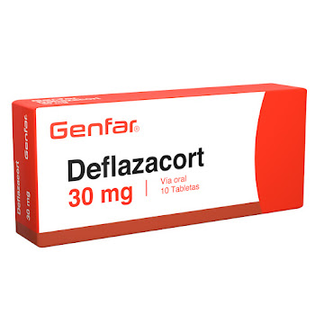 Deflazacort Genfar 30 mg Caja x 10 Tabletas  