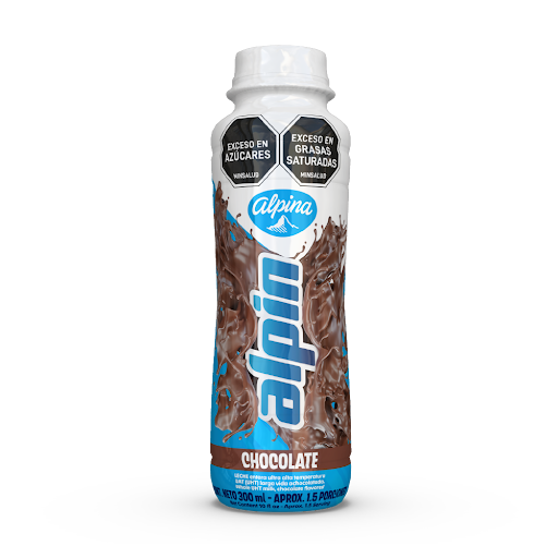 Chocolate Alpin Botella Alpina x 300 ml