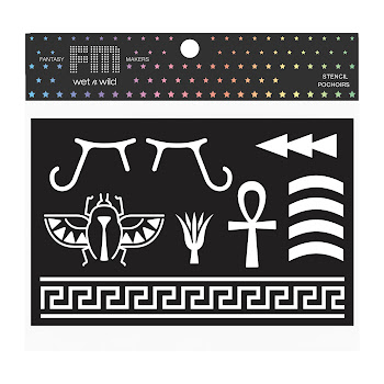 Face & Body Stencil Mummy x 1 und  