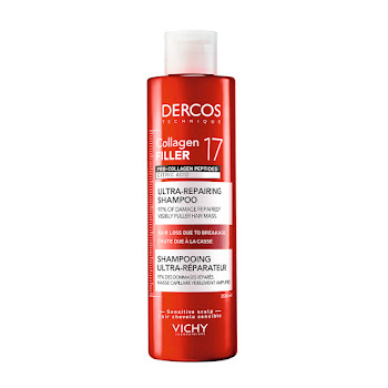 Shampoo Dercos Collagen 17 Filler Botella x 200 ml  