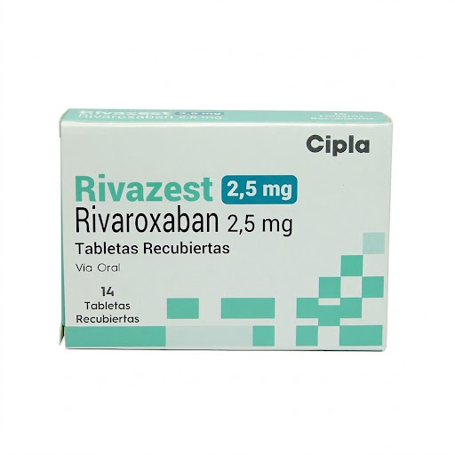 Rivazest Rivaroxaban 2.5 Mg Cipla Caja x 14 Tabletas Recubiertas