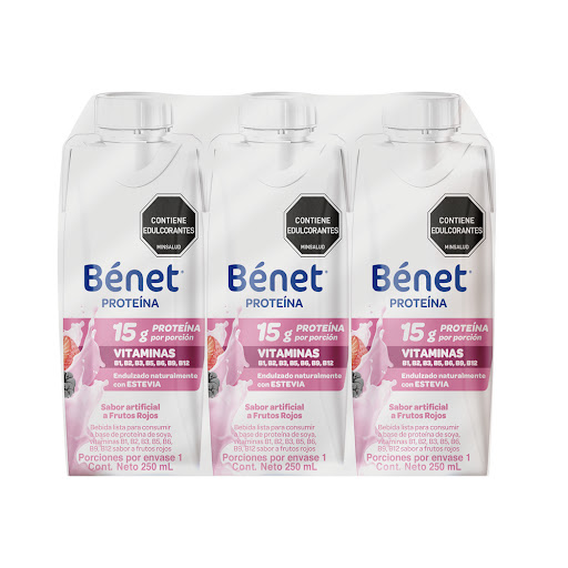 Bebida Benet Frutos   Rojos 250 ml x 3 und
