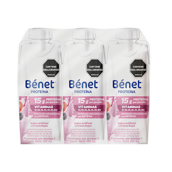 Bebida Benet Frutos   Rojos 250 ml x 3 und  