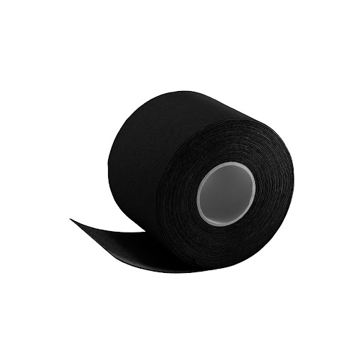 CINTA KINESIOLOGICA NEGRO GMD GMD  x 1 Cinta kinesiológica en color negro, diseñada para brindar soporte profesional a músculos y articulaciones. Su elasticidad permite un movimiento natural mientras ayuda a aliviar el dolor y prevenir les