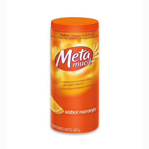 Metamucil Stof Sin Azúcar Sabor a Naranja X 425Gr