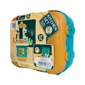 Set De Cocina Kitchen House 3 En 1 Reditoys Maleta x 1 und  