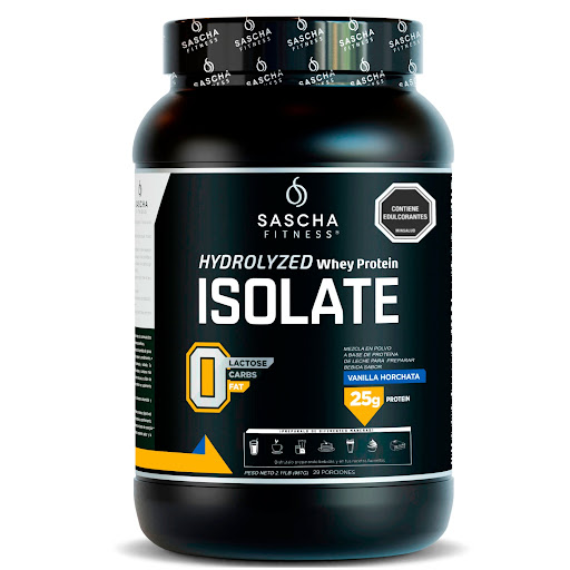 Proteína Isolate Sascha Fitness Vainilla Horchata x 25 gr