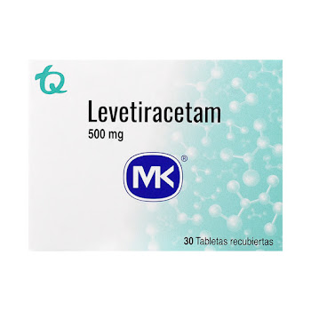 Levetiracetam 500 mg MK Caja x 30 Tabletas  