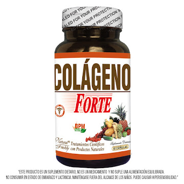 Colágeno Forte 400 Mg Natural Freshly Frasco x 60 Cápsulas  