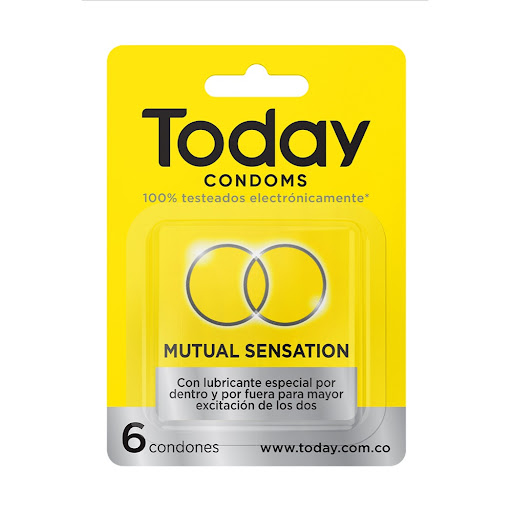 Condones Today Mutual Sensation X 6 unds​