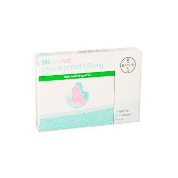 Microlut 0.03mg Grageas   Caja X35grg. Bayer Levonorgestrel              