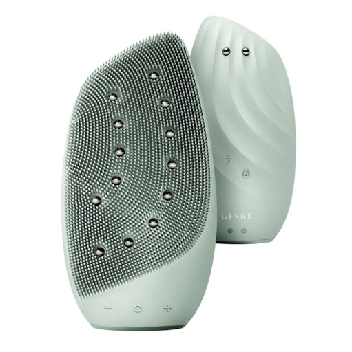 Geske Cepillo Facial Térmico  con Efecto Lifting 8 en 1 GESKE CAJA x 1 Ideal para una rutina diaria de la piel, con más de 7.500 pulsaciones por minuto y los puntos de contacto de silicona supersuaves y ultra higiénicos. Con perlas térmicas de calentamiento profundo en l