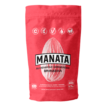 Almendras Horneadas   Manata Sriracha Paquete x 50 gr  
