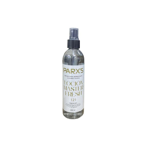 Loción Refrescante Parx´s Master Fresh 121   250ML Parx's Frasco x 1 Una experiencia refrescante y profunda para tu cuidado facial!
se distingue por su aroma más profundo y cautivador. Con la Loción Refrescante Parx's Master Fresh 121, disfrutarás de una experiencia ún