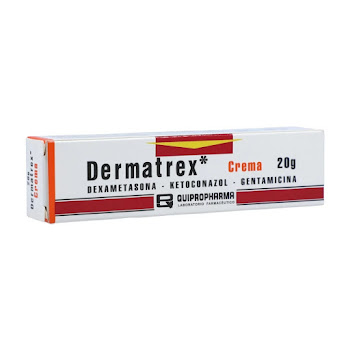 Dermatrex Ketoconazol + Dexametasona + Gentamicina 2g/0.40g/0.1 Farmacol Crema Tubo x 20 gr  