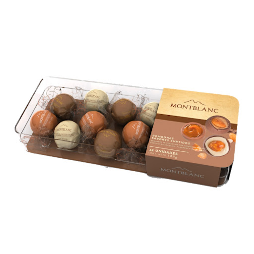 Chocolate Montblanc Bombones Con Rellenos Surtidos x 12 und
