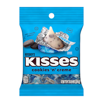 Chocolates Hersheys   Kisses Cookies and Cream x 62 gr  