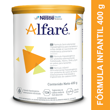 Fórmula Infantil Nestlé Nutrition Alfaré x 400 gr  