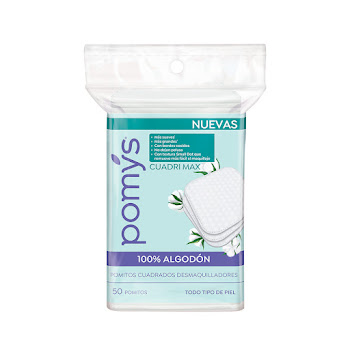 Pomitos Pomys Desmaquillantes Cuadrados Bolsa x 50 und  